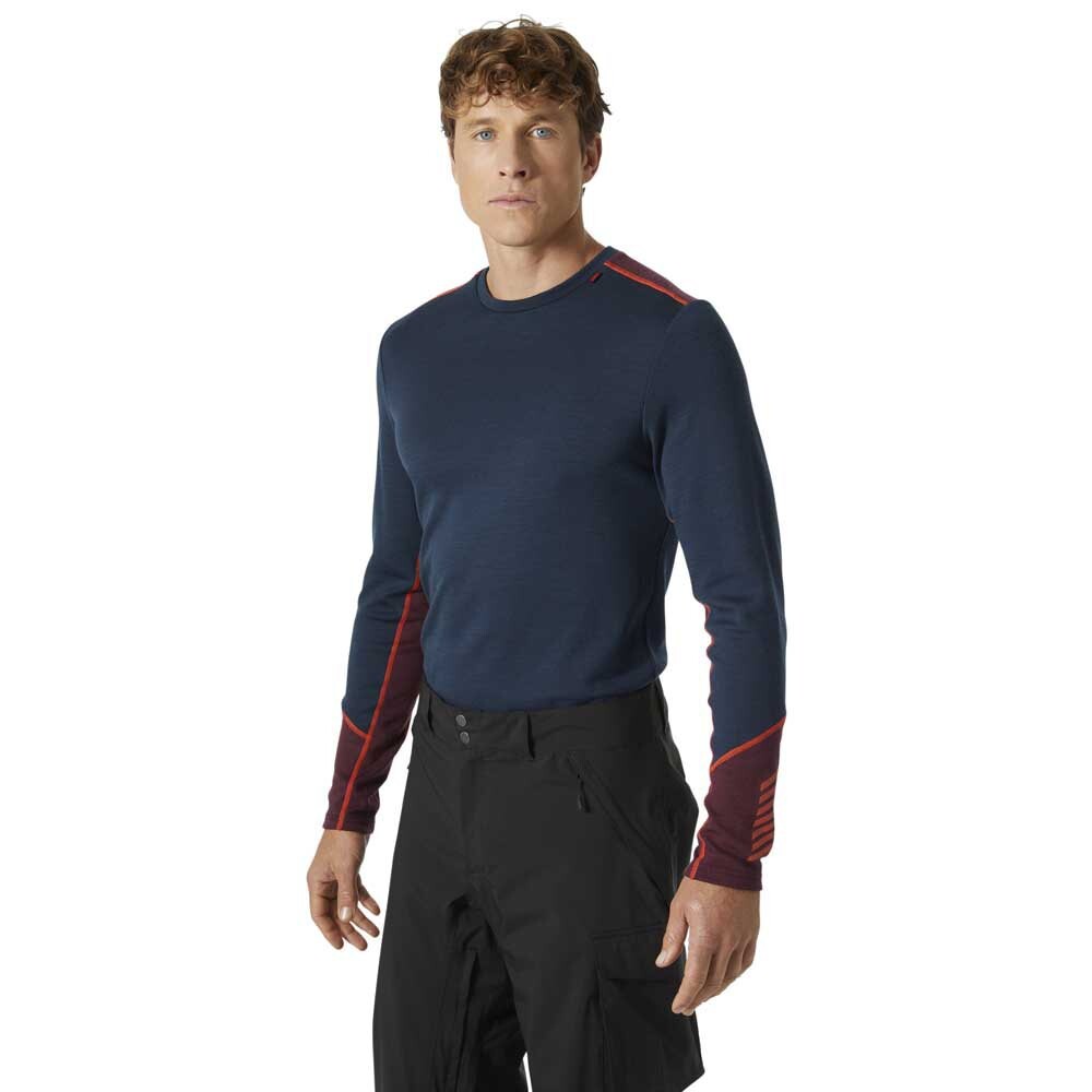 

Футболка Helly Hansen Lifa Merino Midweight Crew, синий
