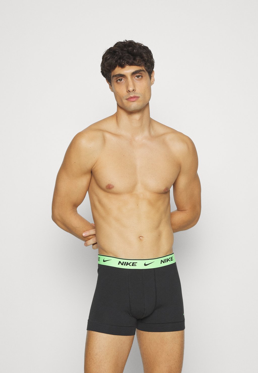 Трусики TRUNK 3 PACK Nike Underwear, цвет black/lime/purple/grey