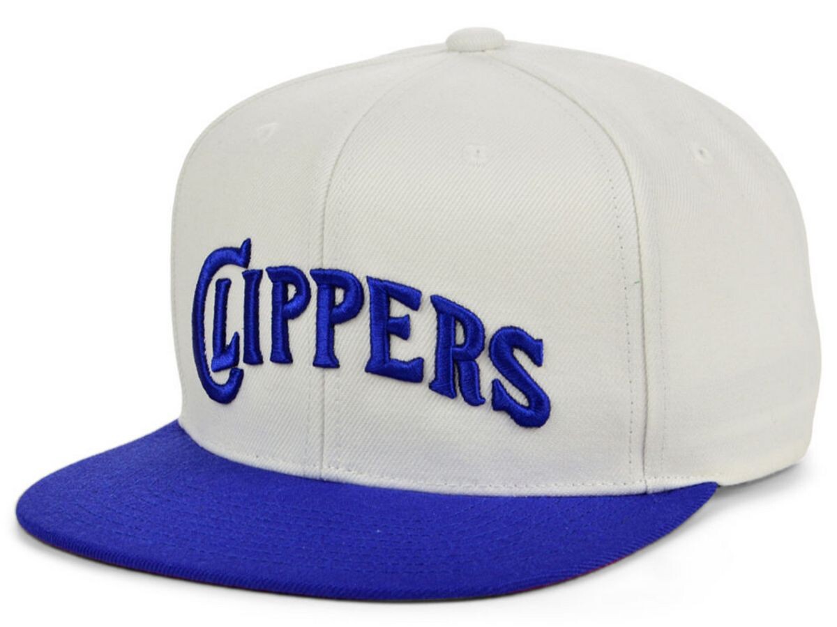 

Двухцветная классическая бейсболка Los Angeles Clippers Snapback Mitchell & Ness