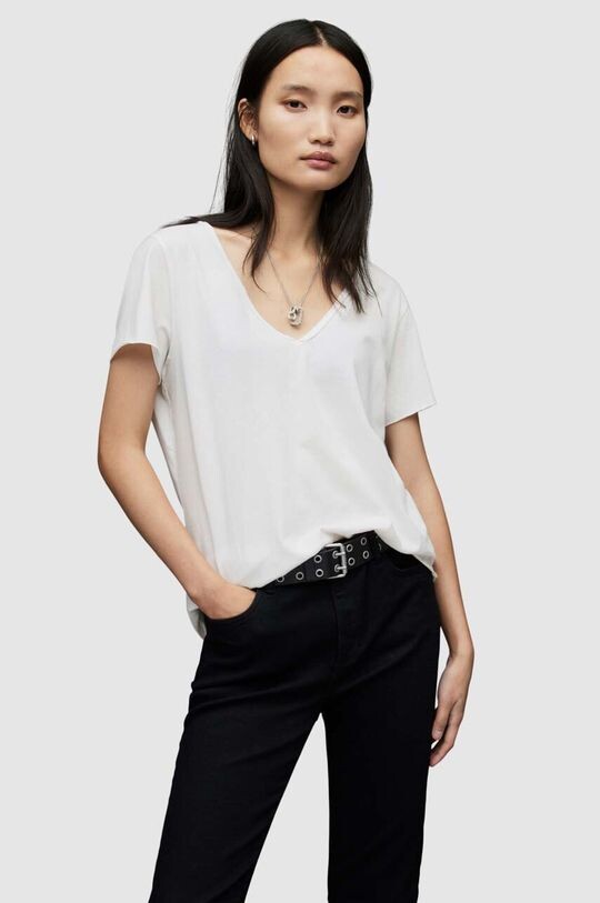 

Хлопковая футболка EMELYN TONIC TEE AllSaints, белый