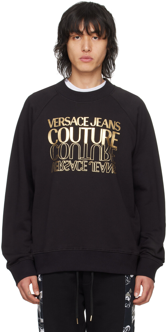 

Черный свитшот-перевертыш Versace Jeans Couture