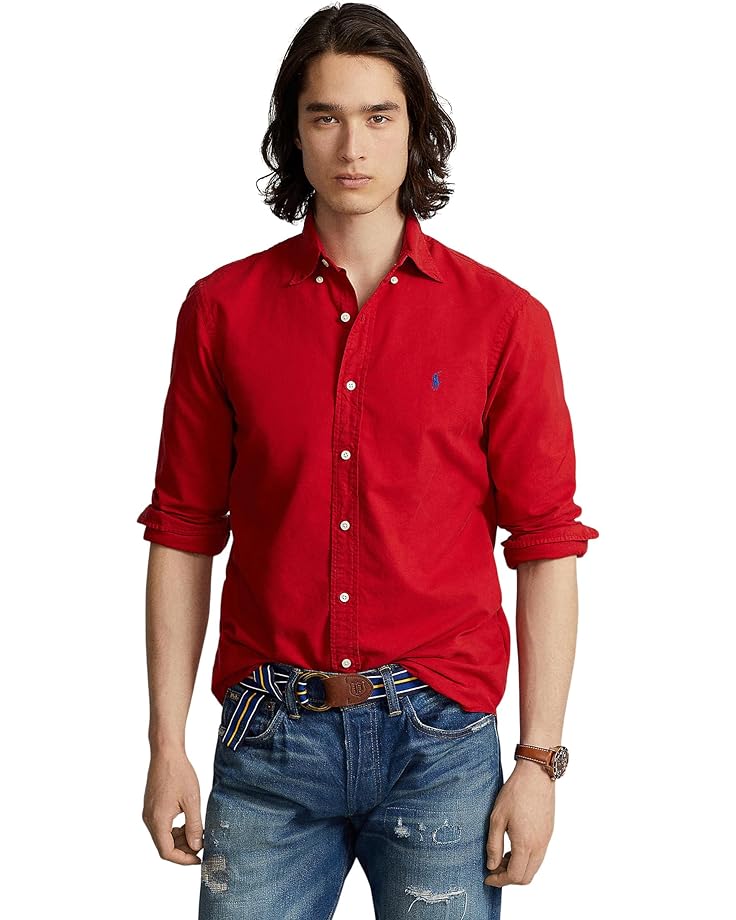 

Рубашка Polo Ralph Lauren Classic Fit Garment-Dyed Oxford, цвет Red 2