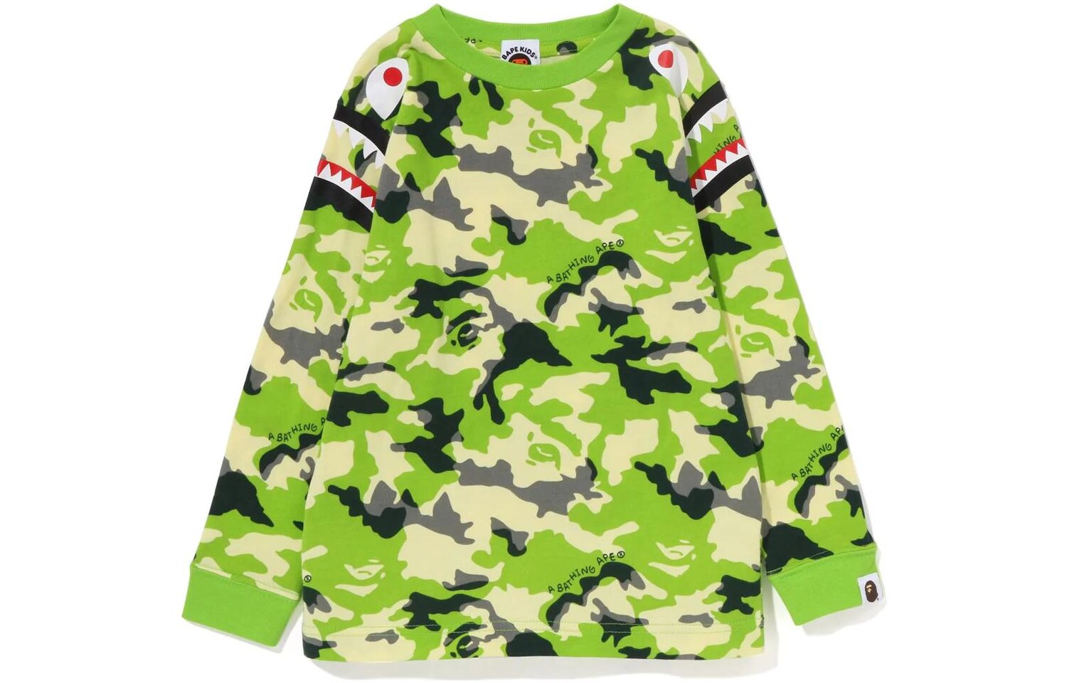 

Детская толстовка A Bathing Ape, зеленый