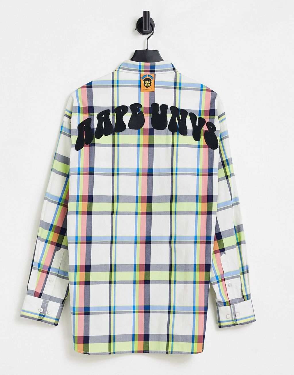 

Белая рубашка в клетку Aape By A Bathing Ape