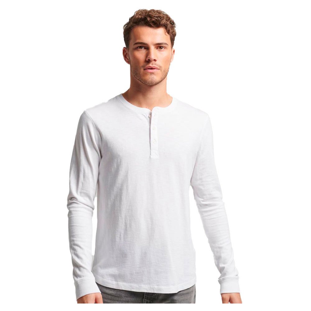 

Футболка Superdry Henley, белый