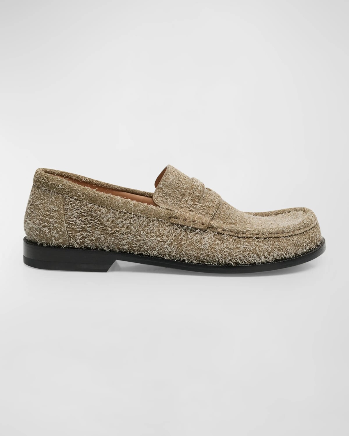 

Мужские замшевые лоферы Campo Penny Loewe, цвет Tobacco
