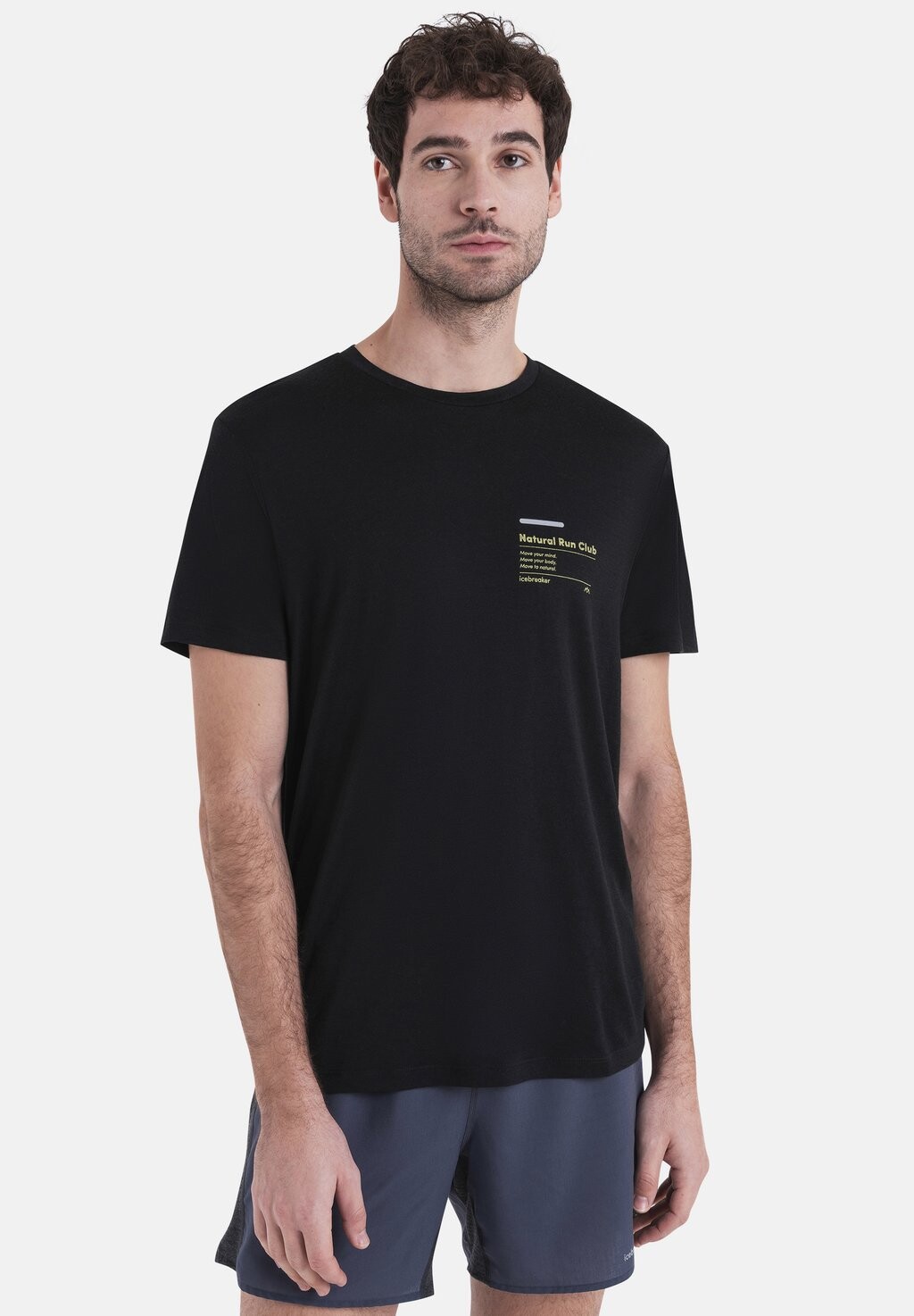 

Футболка с принтом Merino Mid Weight Tech Lite Graphic Icebreaker, черная