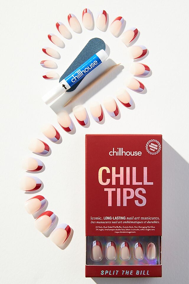 

Набор накладных ногтей Chillhouse Chill Tips, коричневый