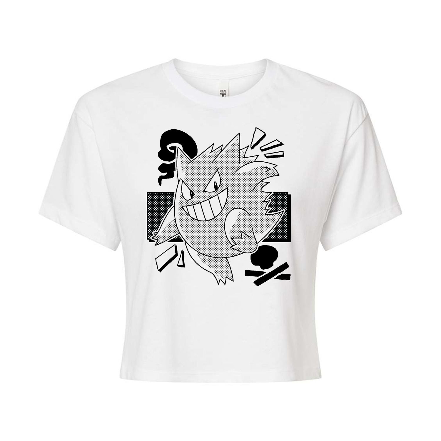 Укороченная футболка с рисунком Pokémon Gengar для юниоров Licensed Character
