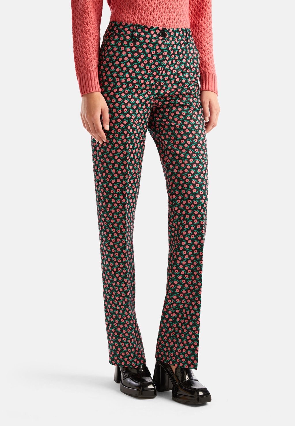 

Чиносы Flower United Colors of Benetton, черный