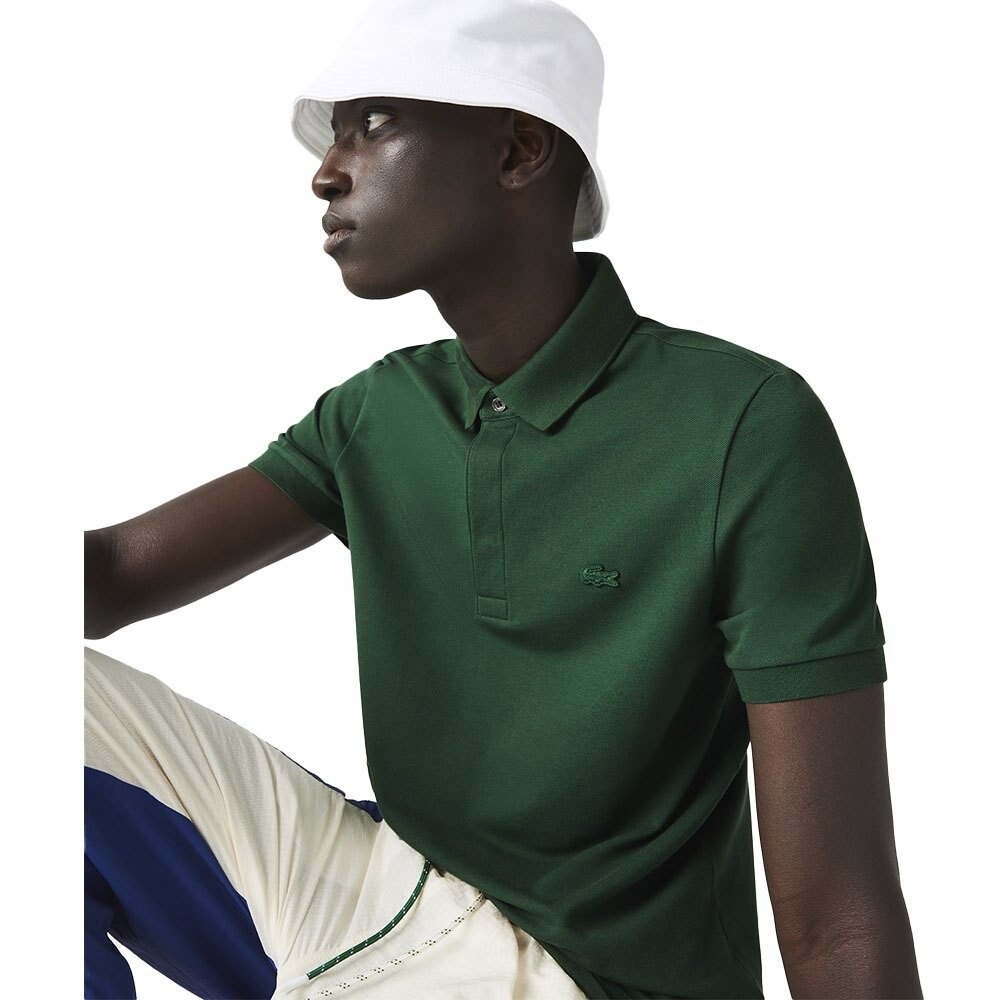 

Поло с коротким рукавом Lacoste Paris Regular Fit Stretch Cotton Piqué, зеленый
