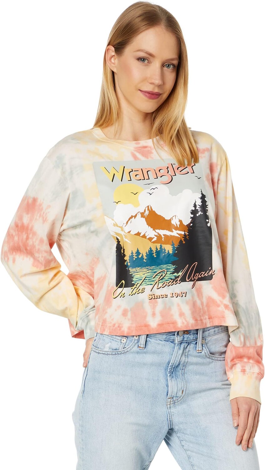 

Толстовка Retro Knit Wrangler, цвет Tie-Dye