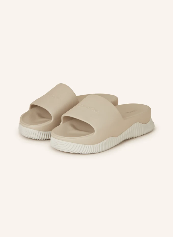 

Мюли на платформе Calvin Klein, серый
