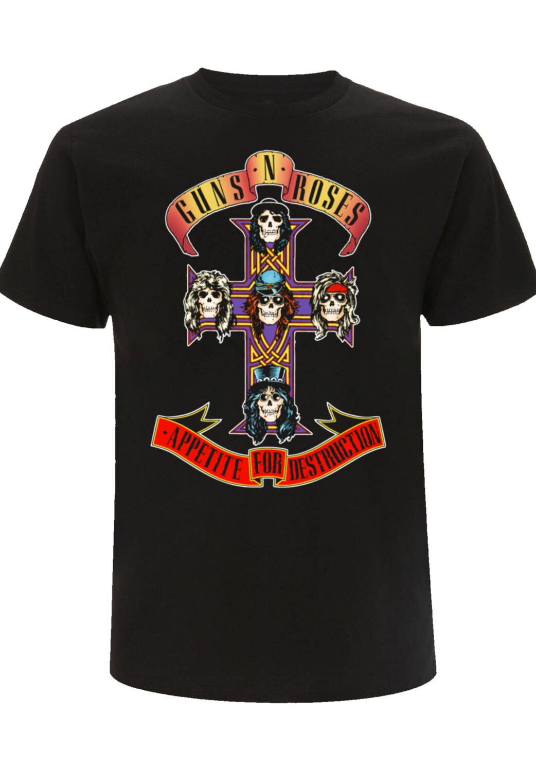 

Футболка F4NT4STIC Guns 'n' Roses Appetite For Destruction, черный