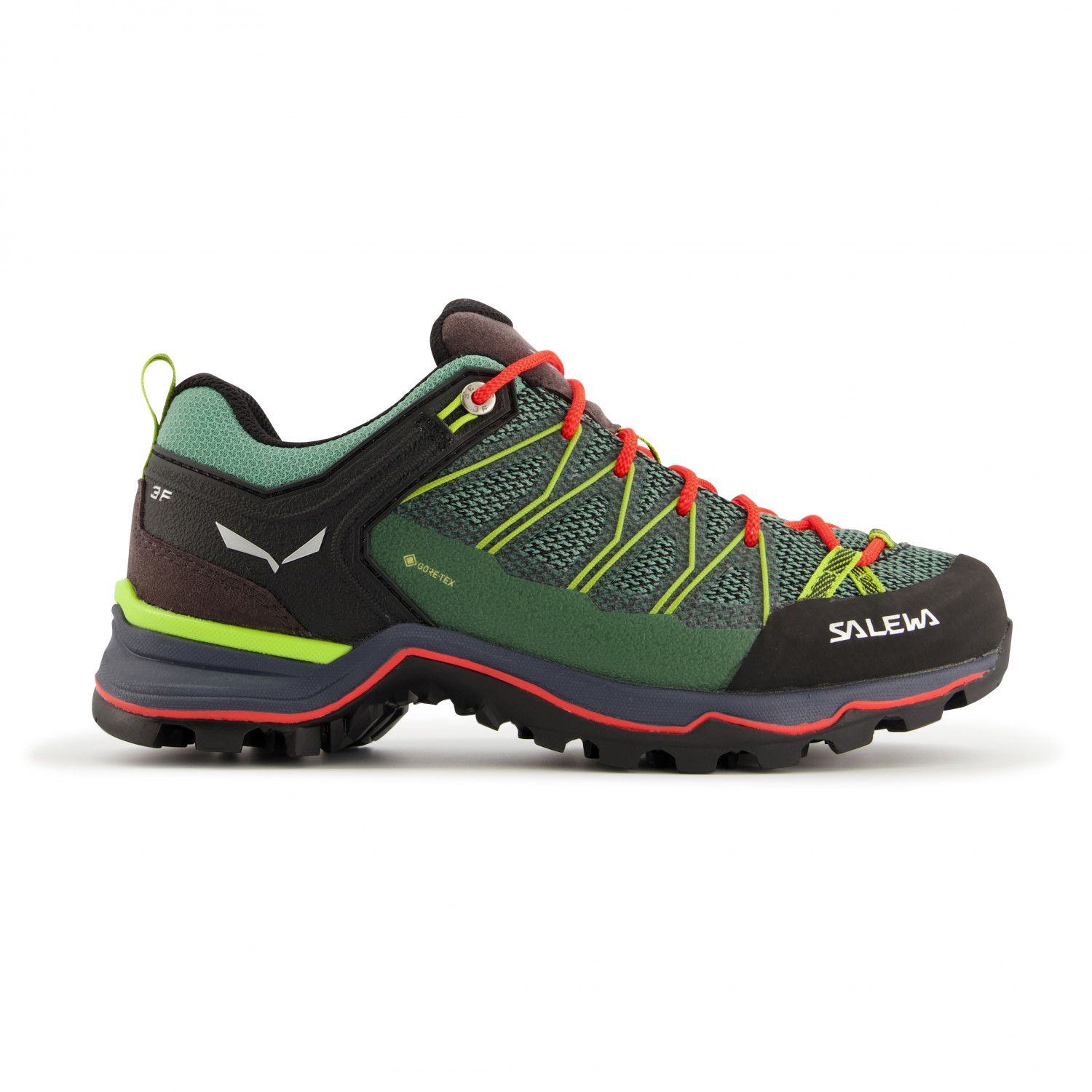 Мультиспортивная обувь Salewa Women's Mountain Trainer Lite GTX, цвет Feld Green/Fluo Coral ботинки salewa mountain trainer 2 mid gore tex коричневый
