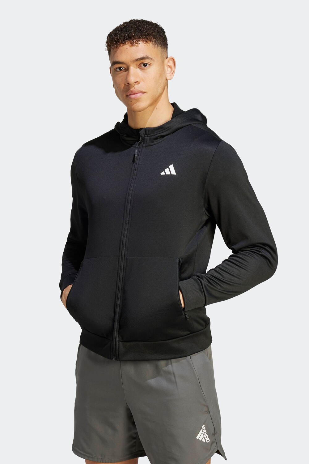

Толстовка на молнии Performance Train Essentials Training adidas, черный