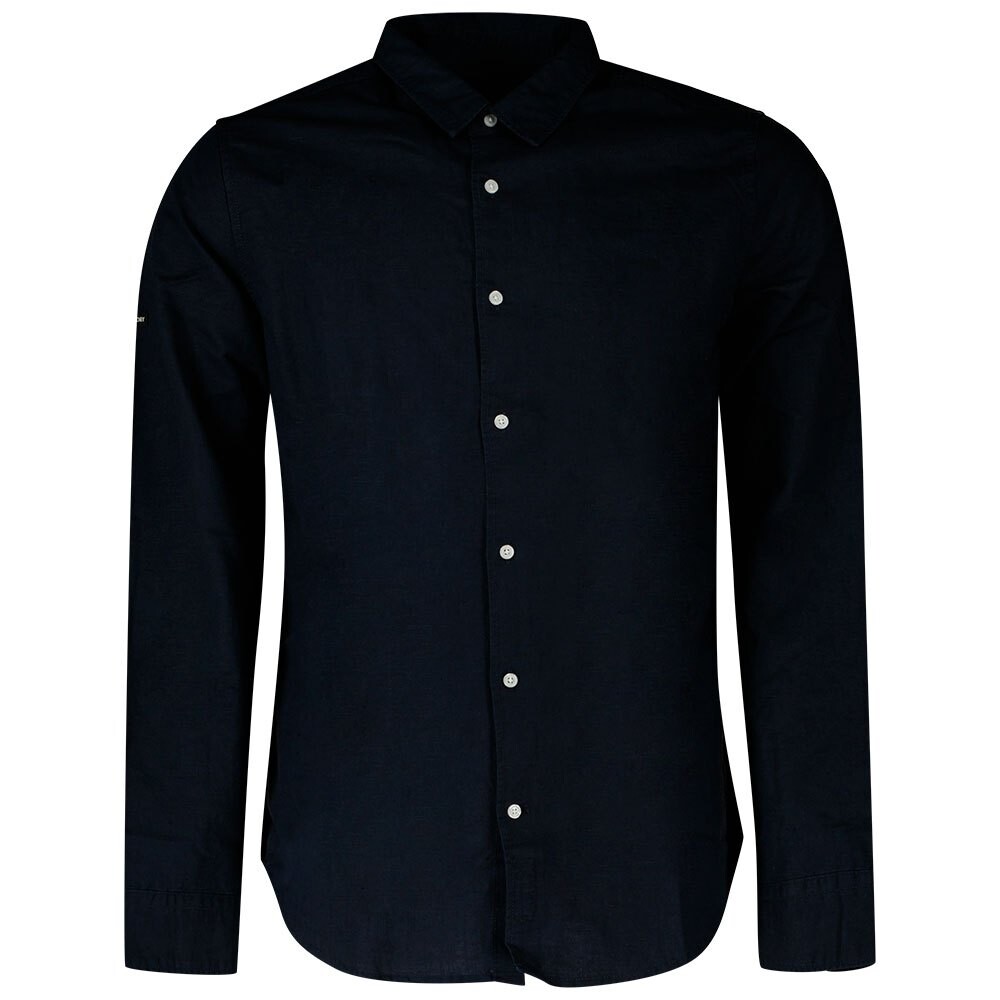 

Рубашка с длинным рукавом Superdry Linen, синий