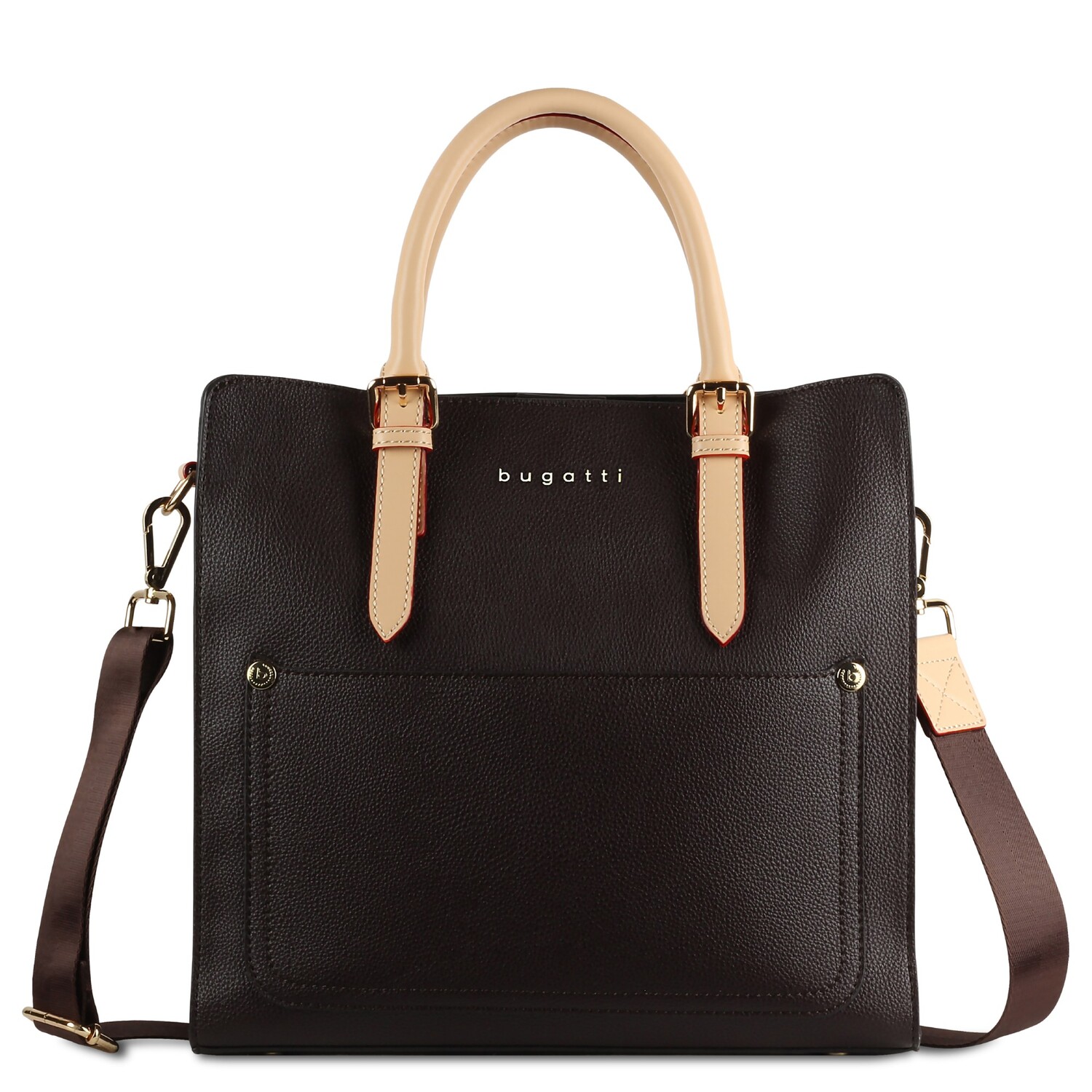 

Сумка через плечо Bugatti Ella Henkeltasche L 30 cm, темно коричневый
