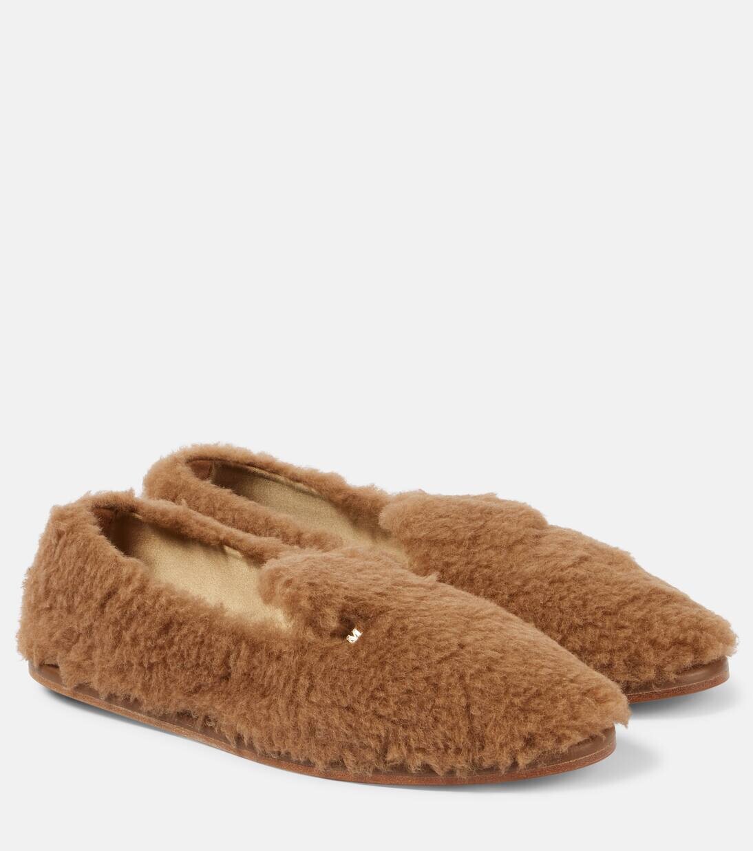 

Туфли-слипоны Feliac Teddy Max Mara, цвет cammello