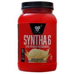 BSN Ванильное мороженое Syntha-6 2,91 фунта bsn изолят syntha 6 порошковая белковая смесь для напитков ванильное мороженое 4 02 фунта 1 82 кг
