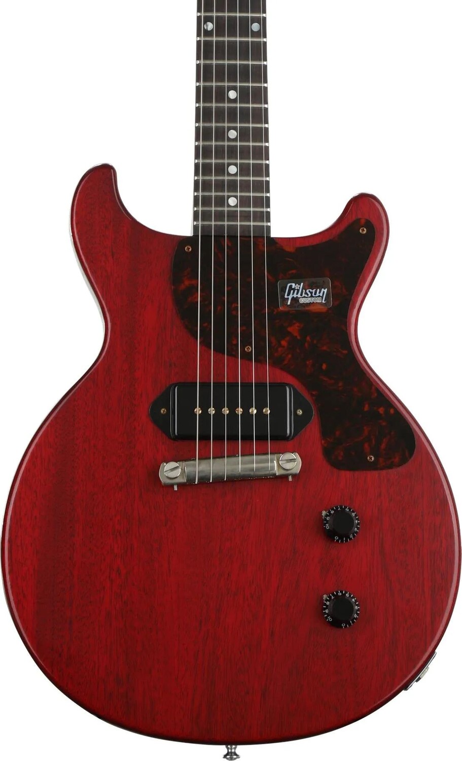 

Gibson Custom 1958 Les Paul Junior Double Cut Reissue VOS — вишневый красный
