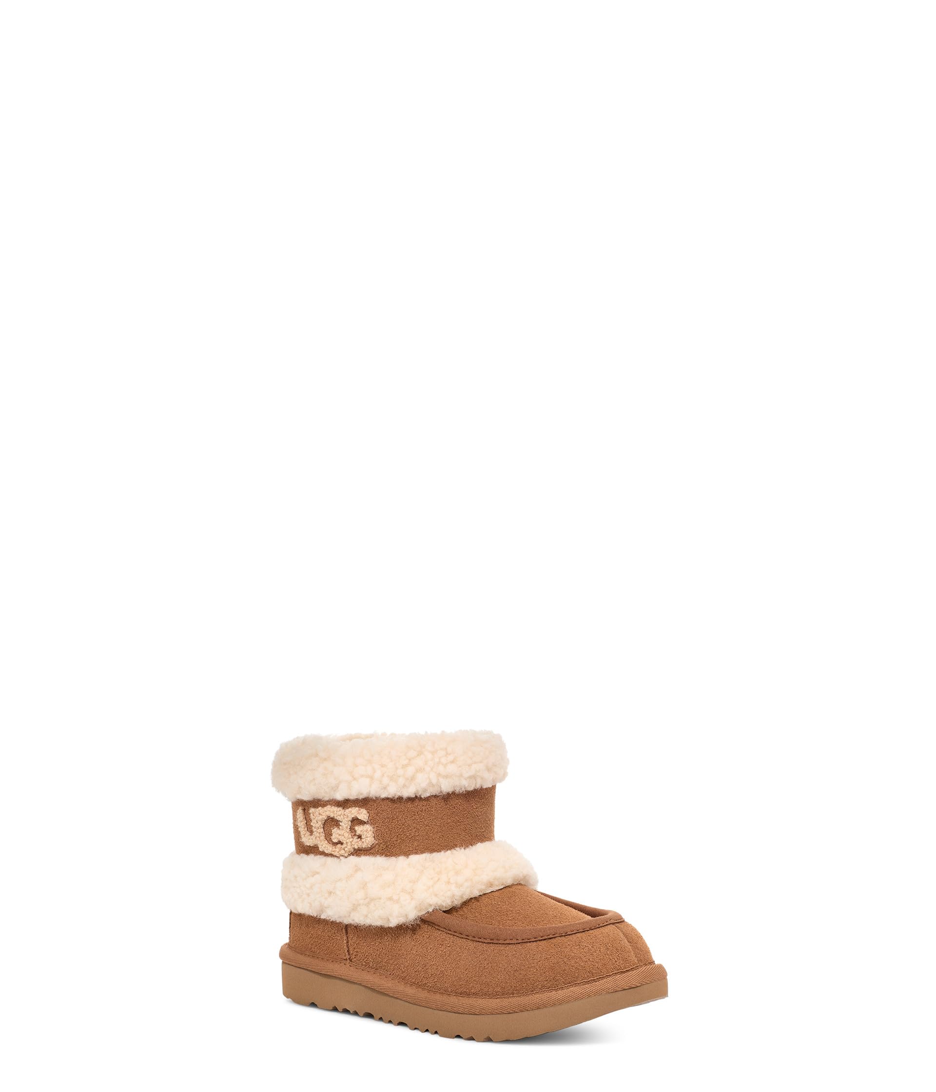 Угги UGG Kids Ultra Mini Fluff (Little Kid/Big Kid), коричневый ботинки ugg ultra mini fluff коричневый
