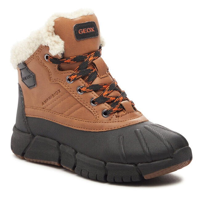 

Сапоги Geox JFlexyper Boy, коричневый