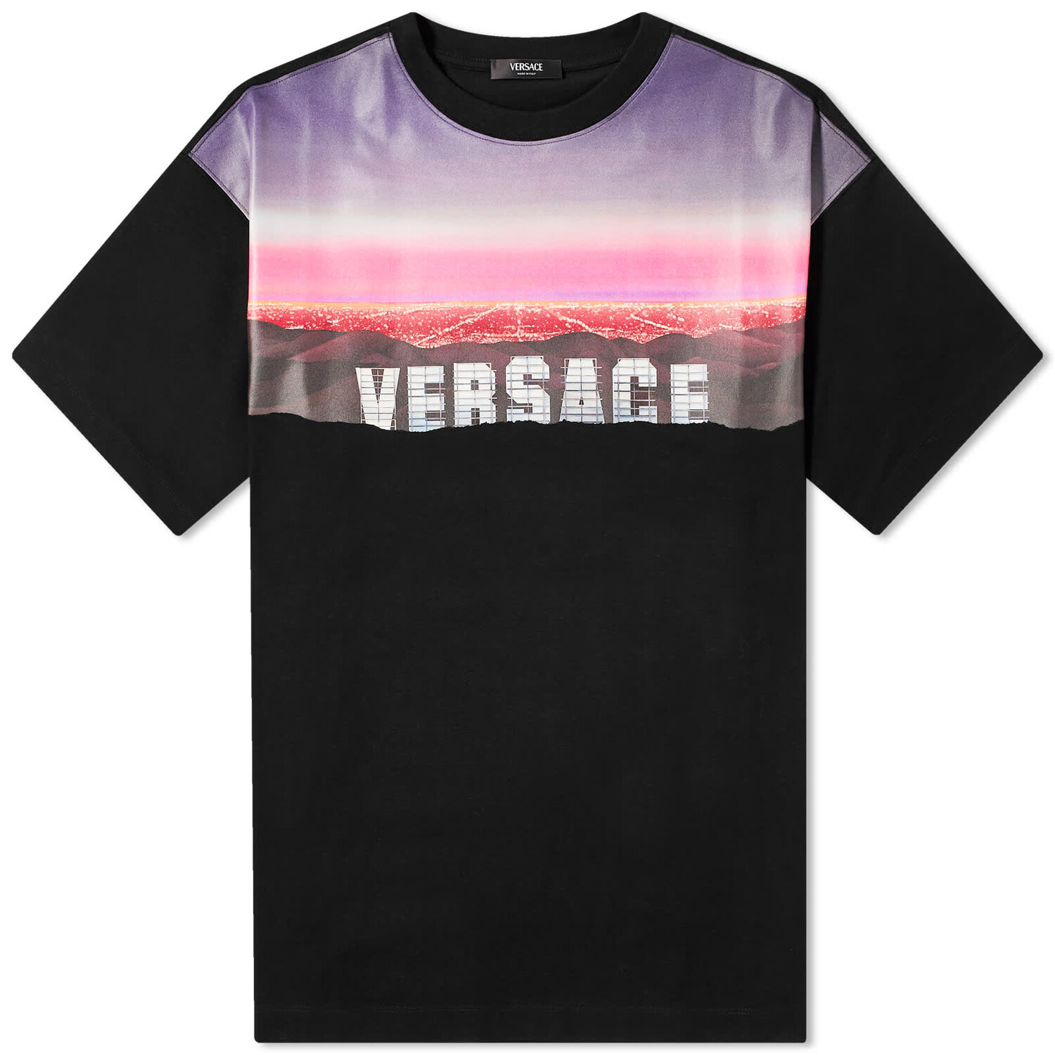 

Футболка Versace Hollywood Hills, цвет Black & Print