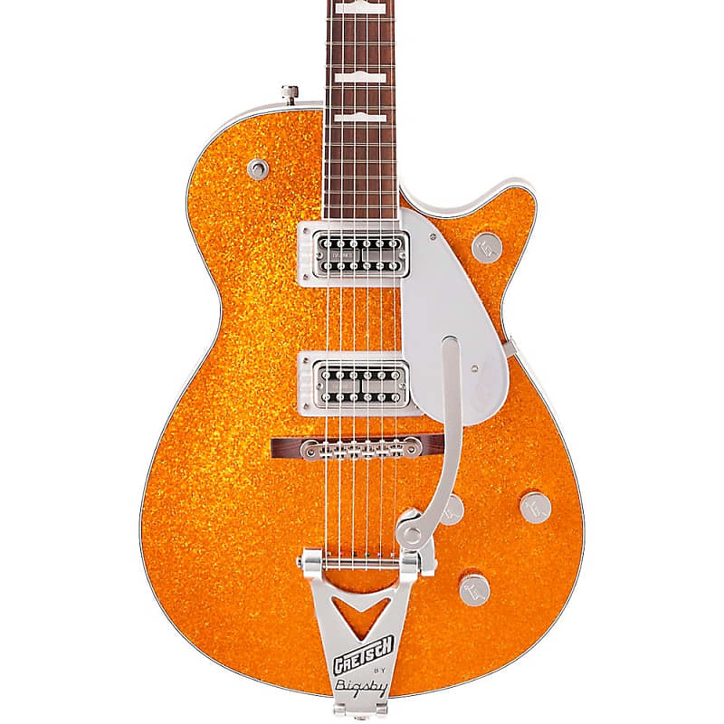 Электрогитара Gretsch Guitars G6129T-89VS Vintage Select '89 Sparkle Jet With Bigsby Gold