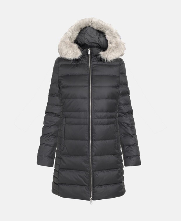 

Мягкое пуховое пальто Tommy Hilfiger, черный