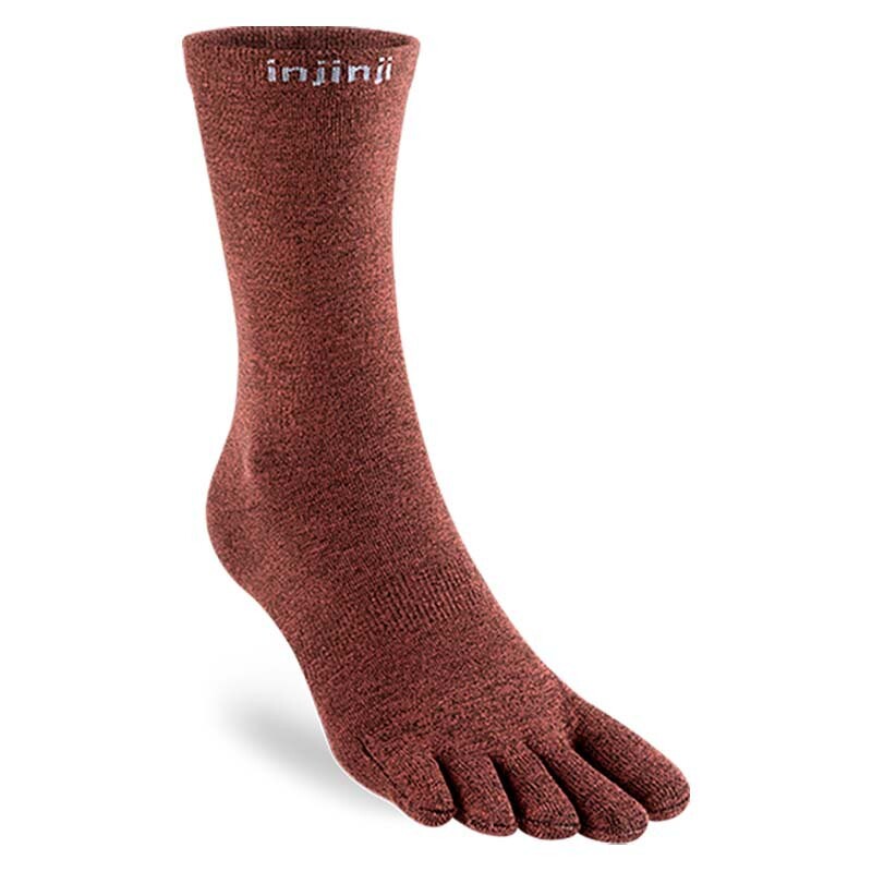 

Носки Injinji Liner Crew, коричневый