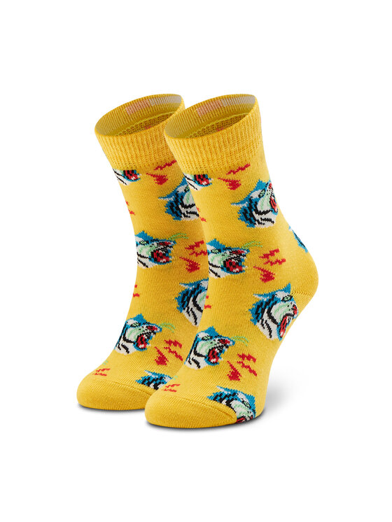 

Высокие детские носки Happy Socks, желтый