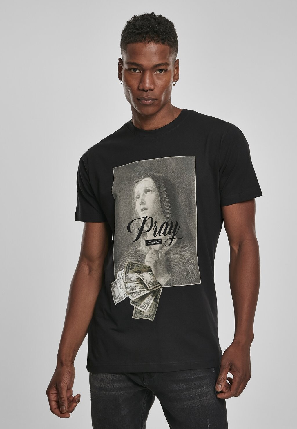 

Футболка с принтом MISTER TEE PREY DOLLAR Mister Tee, черный