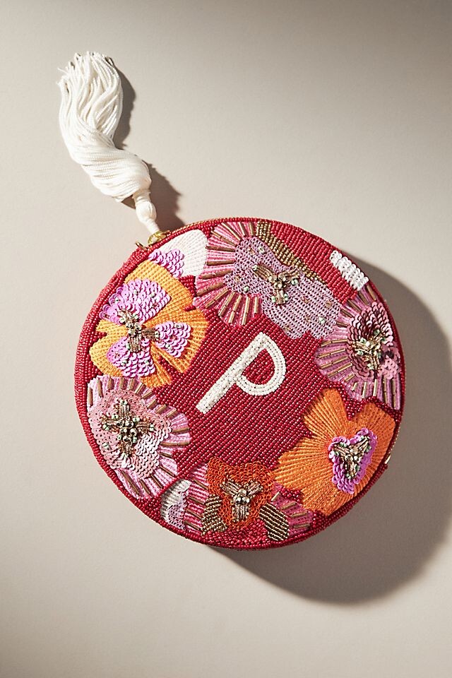 

Клатч с монограммой Holiday Anthropologie, цвет p