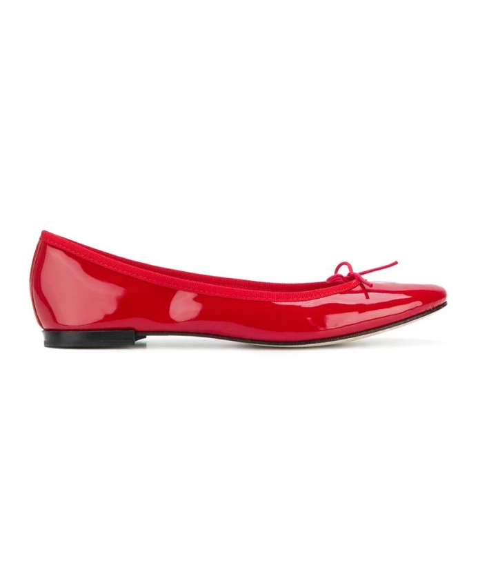 

Балетки из лакированной кожи. Repetto, красный
