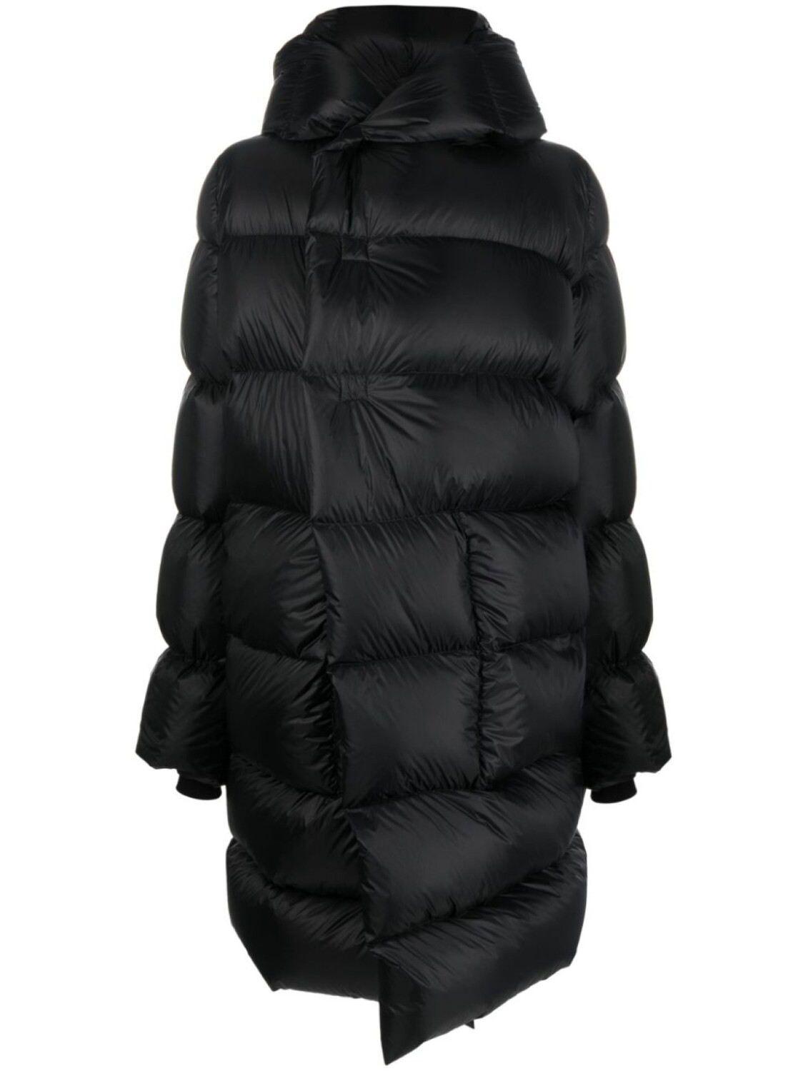 

Rick Owens стеганая куртка с капюшоном, черный