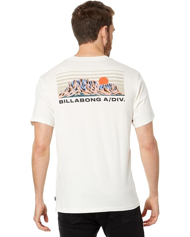 

Футболка Billabong Length Short Sleeve Graphic Tee, белый