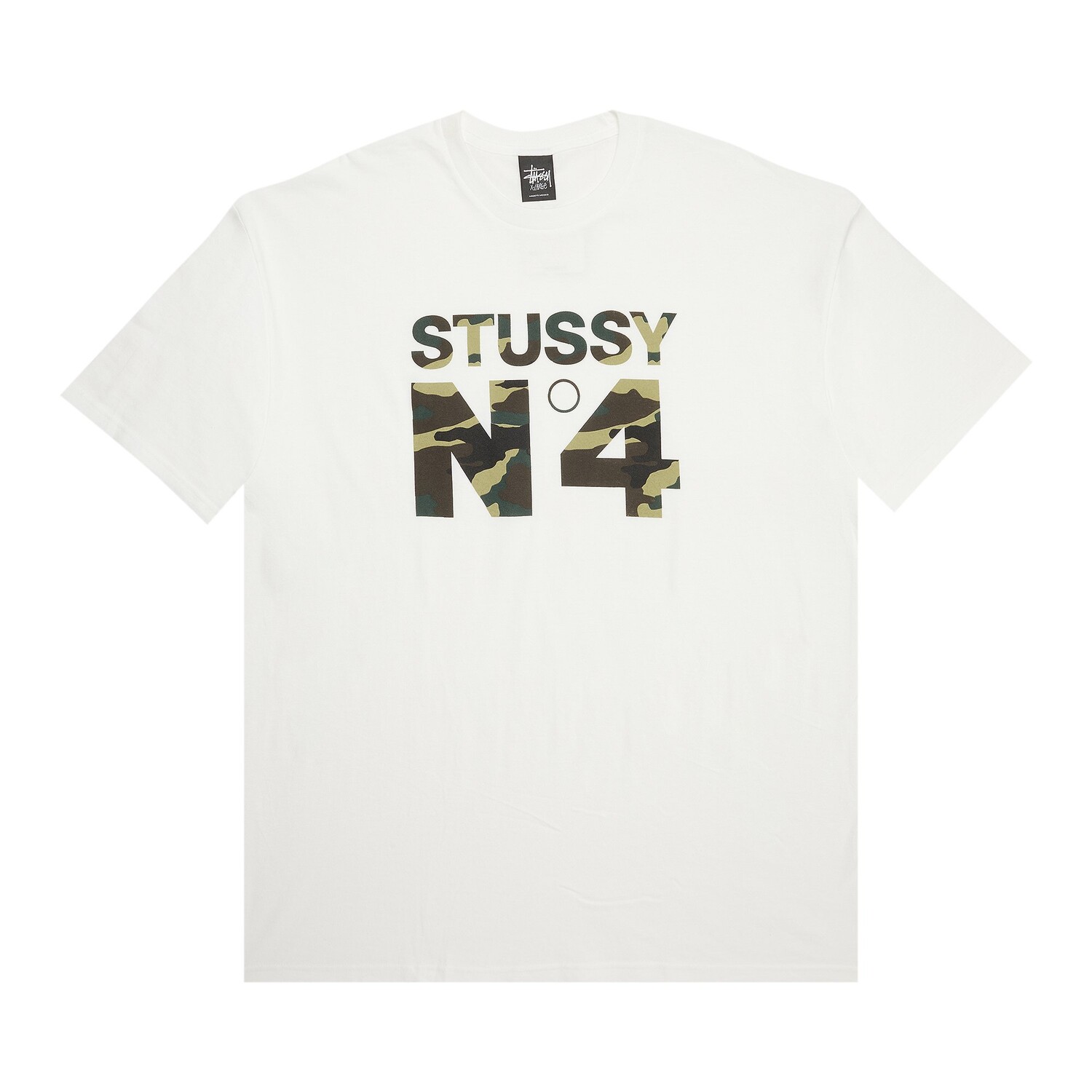 

Футболка Stussy Camo No.4 Белая, Белый