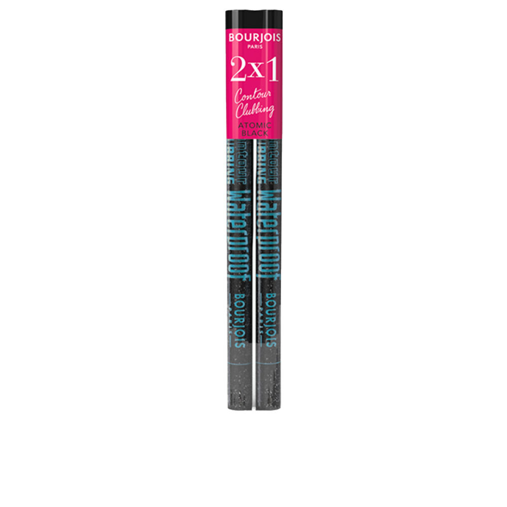 

Подводка для глаз Contour clubbing waterproof eyeliner Bourjois, 2 х 1,20 г, atomic black 2 x