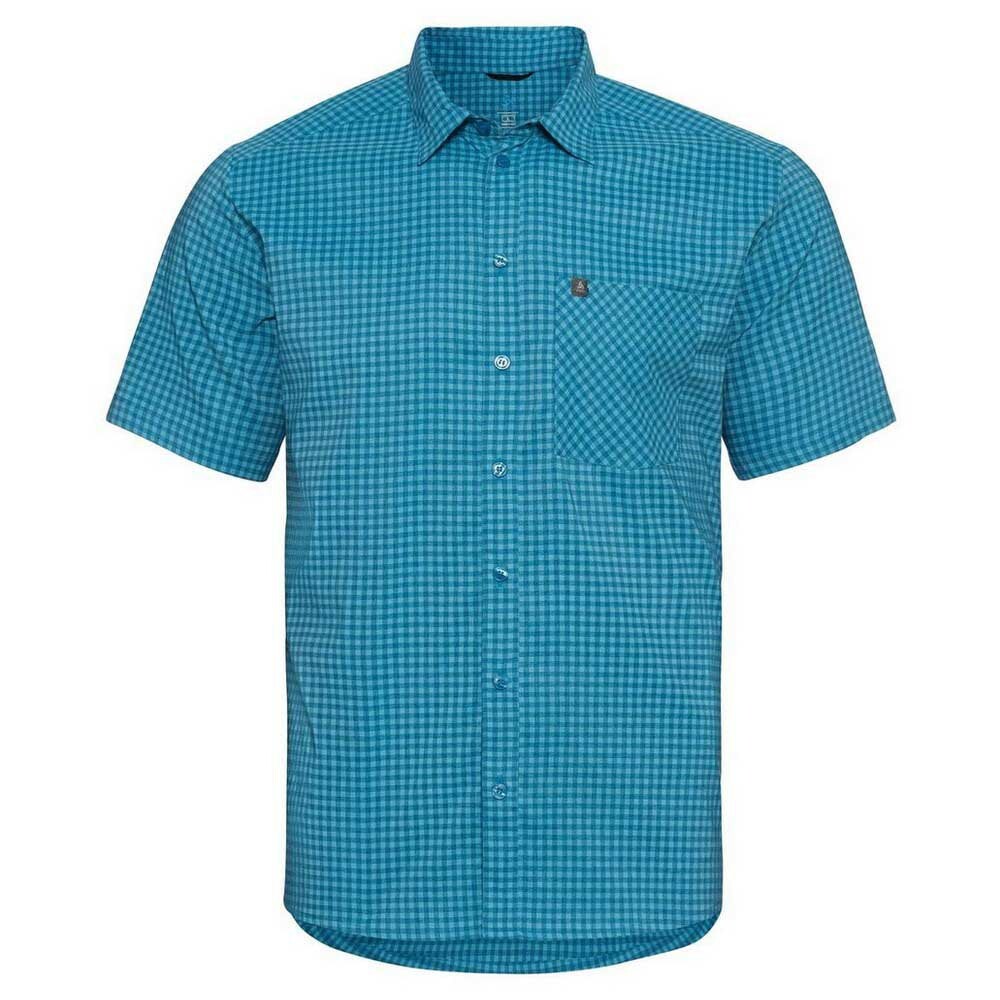 

Рубашка с коротким рукавом Odlo Chemise Mc Nikko Check, синий