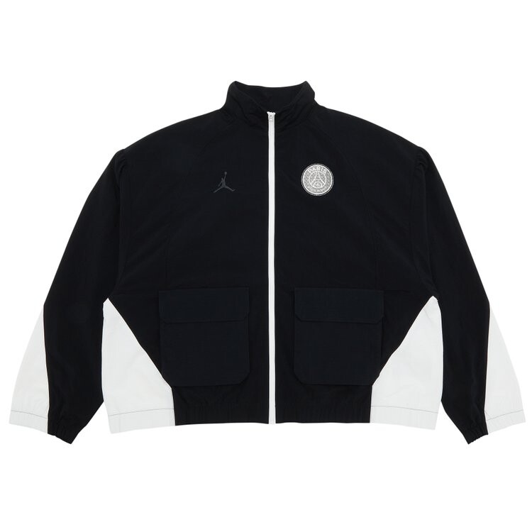 

Куртка Air Jordan Paris Saint-Germain Anthem 'Black/White/Smoke Grey', черный