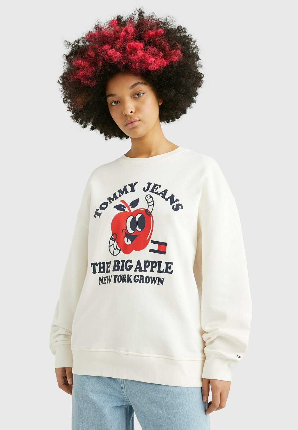 

Толстовка с капюшоном Tommy Jeans, белый