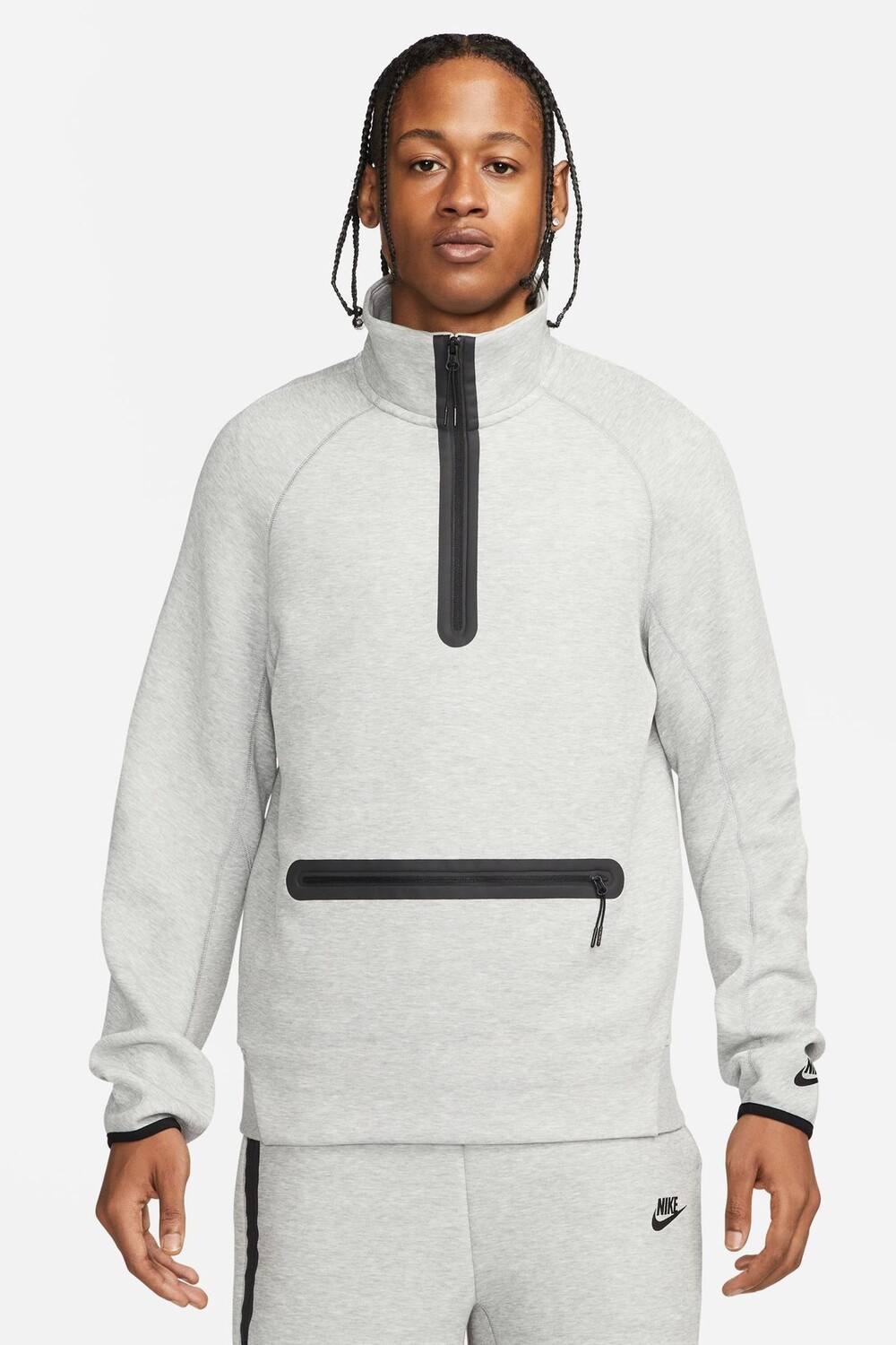

Толстовка из технического флиса на молнии 1/2 Nike, серый