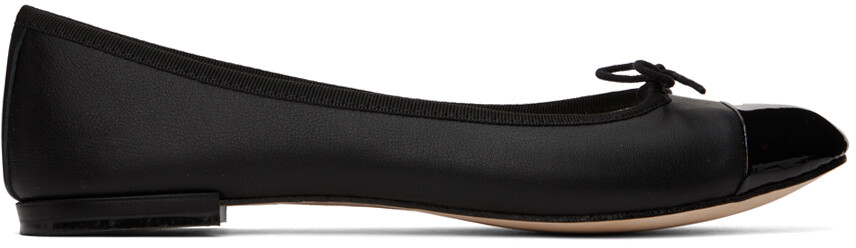 

Эксклюзивные черные балетки Repetto SSENSE Flora
