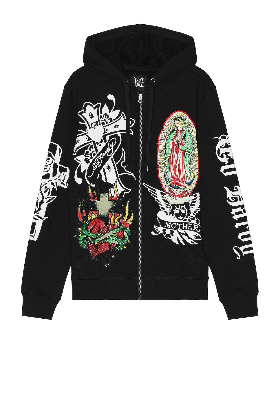 

Толстовка Ed Hardy Mother Mary, черный