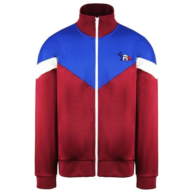

Бордовая мужская куртка с длинными рукавами и молнией X maison kitsune ms 530433 21 Puma, красный
