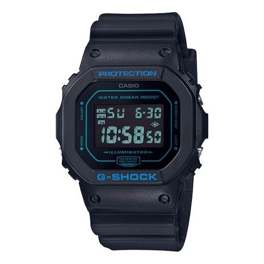 

Часы CASIO G-Shock Square 'Black', синий