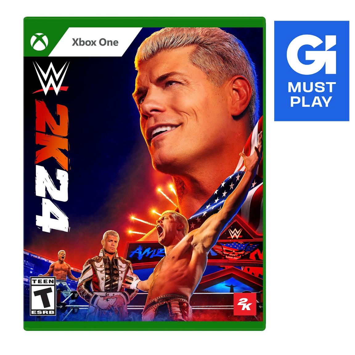 Видеоигра WWE 2K24 - Xbox One стол журнальный тет а тет серый бетон чёрный