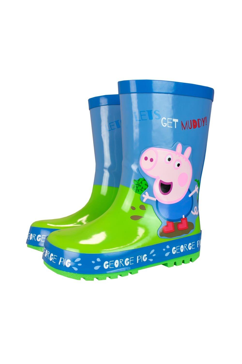 Резиновые сапоги Джорджа Пига Peppa Pig, синий резиновые сапоги с единорогом peppa pig розовый