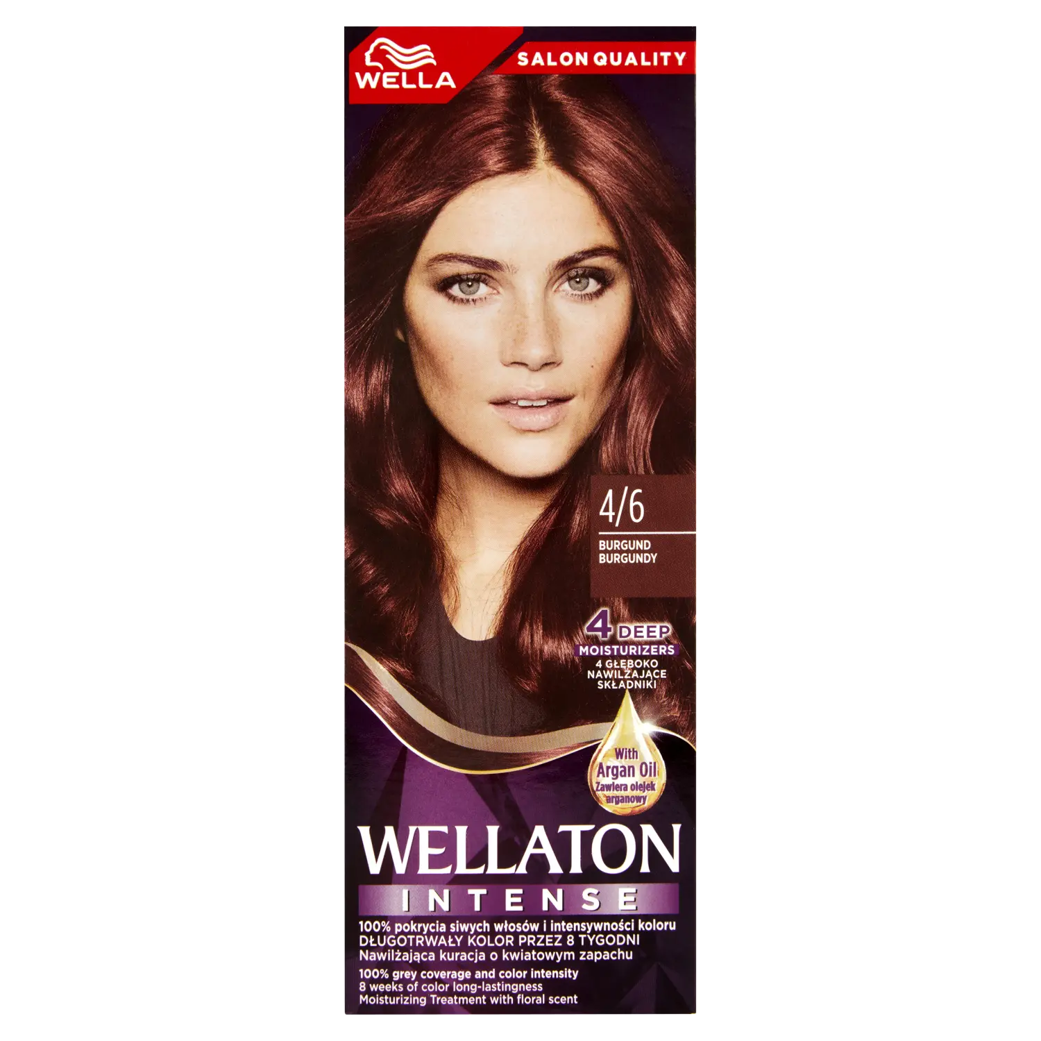 

Крем-краска для волос 4/6 бордовый wella wellaton intense Wella Ton Intense, 1 упаковка